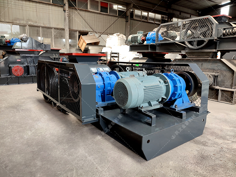 2PG400x400小型對輥破碎機(jī)發(fā)貨圖片_發(fā)往廣西雨林_破碎沙子