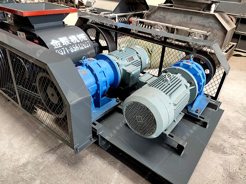 2PG400x400小型對輥破碎機(jī)發(fā)貨圖片_發(fā)往廣西雨林_破碎沙子