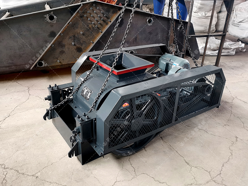 2PG610X400對輥破碎機發貨圖片_發往河北石家莊_破碎石灰石