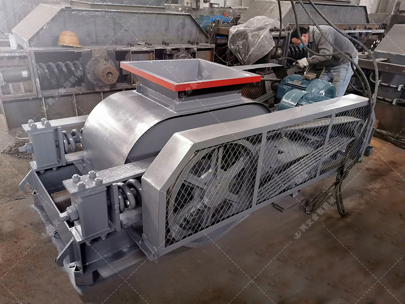 2臺2PGC雙齒輥破碎機發(fā)貨圖片_發(fā)往新疆哈密_破碎原煤